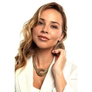 Tigerstars Handcrafted Tri Color Knot Piano Wire Necklace